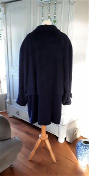 Winterjas van wol en mohair - donkerblauw maat 48 - 3