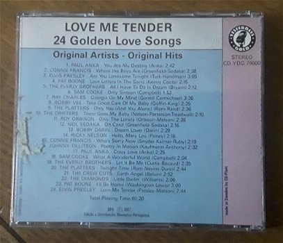 Cd: Love me Tender - 24 golden love songs - 1