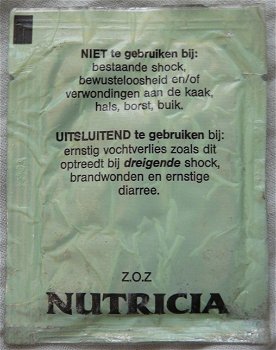 Zakje Natriumzout, Nutricia, in verpakking, Koninklijke Landmacht, 2001.(Nr.1) - 3