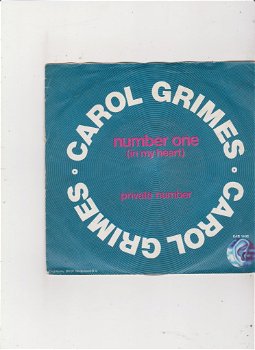 Single Carol Grimes - Number one (in my heart) - 0