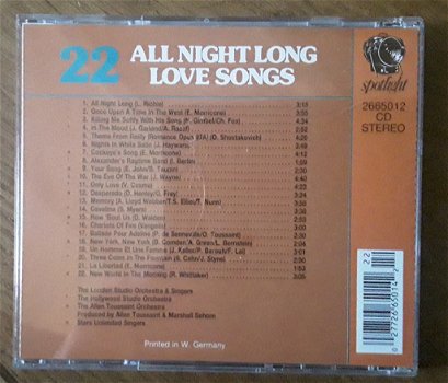 Cd: 22 All Night Long Love Songs - 1