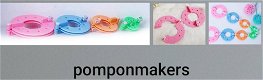 Pompon makers / pom pon makers / pomponmakers (set van 4) - 3 - Thumbnail
