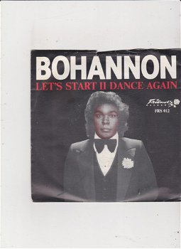 Single Bohannon - Let's start II dance again - 0