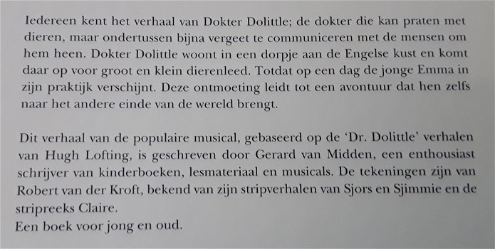 Dokter dolittle - het verhaal van de musical - 2