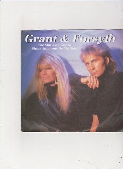 Single Grant & Forsyth-The sun ain't gonna shine anymore - 0