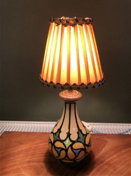 France ADR Art-Nouveau klein Tafel Lampje - 0