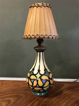 France ADR Art-Nouveau klein Tafel Lampje - 1