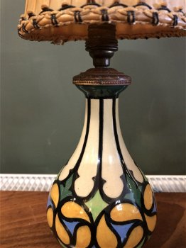 France ADR Art-Nouveau klein Tafel Lampje - 3