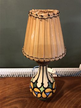 France ADR Art-Nouveau klein Tafel Lampje - 4