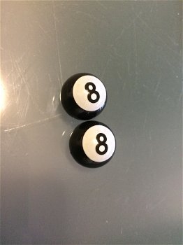 8 ball ventieldopjes (2 stuks) - 0
