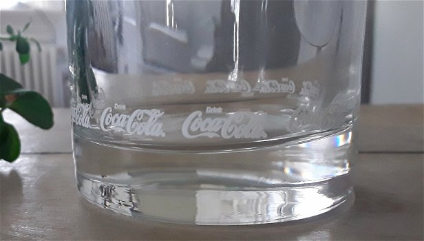 Vintage / retro glas van always coca cola - 1