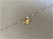 Gouden parel bolletjes ketting met schelp en zeester verguld - 0 - Thumbnail