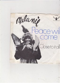 Single Melanie - Peace will come - 0