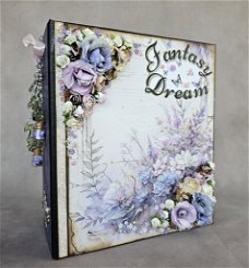 Finished Project handmade by scrapqueen the Fantasy DReam Mini Album with a twist