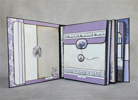 Finished Project handmade by scrapqueen the Fantasy DReam Mini Album with a twist - 6