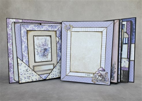 Finished Project handmade by scrapqueen the Fantasy DReam Mini Album with a twist - 7