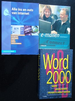 Te koop drie boeken met als thema informatica en computer. - 0