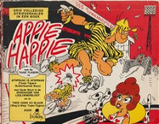 Appie Happie 4 x voetbal strip + stripschrift voetbal