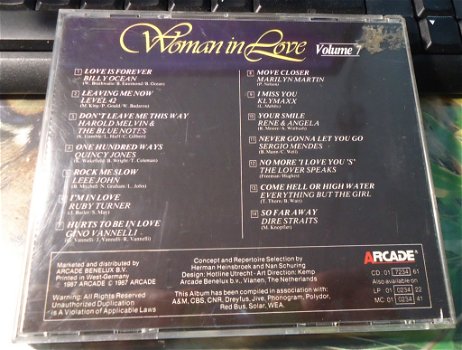 De originele verzamel-CD Woman In Love Volume 7 van Arcade. - 6