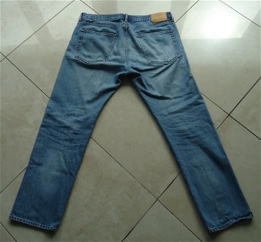Te koop gedragen blauwe spijkerbroek van H&M (maat: 36). - 6