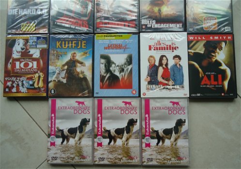 15 nieuwe en gebruikte DVD's en 1 DVD-box (diverse genres). - 5