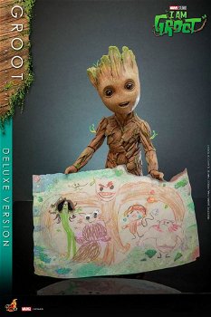 Hot Toys I Am Groot Collectible Figure Deluxe Version TMS089 - 5