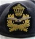 Baret, Koninklijke Luchtmacht, Officier, maat: 61, jaren'90.(Nr.3) - 1 - Thumbnail