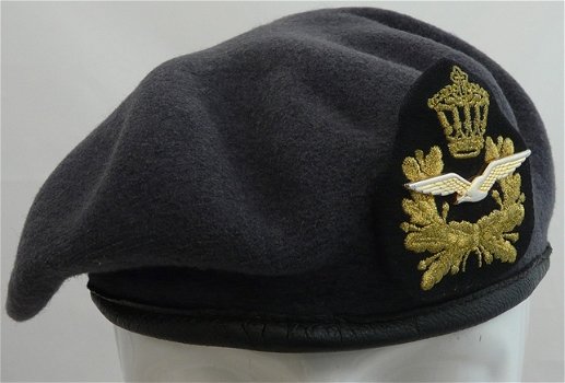 Baret, Koninklijke Luchtmacht, Officier, maat: 61, jaren'90.(Nr.3) - 2