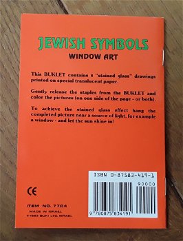 Jewish symbols - windows art (voor kinderen) - 1