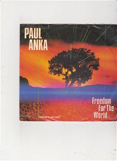Single Paul Anka - Freedom for the world