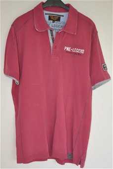 PME Polo Korte mouw Roze XL