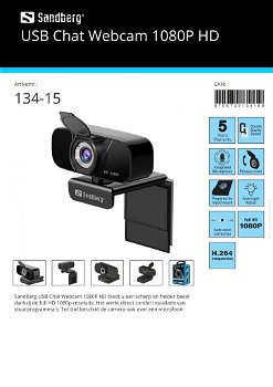 USB Chat Webcam 1080P HD - 4