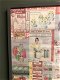 Oude ingelijste Poster Huishoudelijke Affiche's Engels/Frans - 2 - Thumbnail