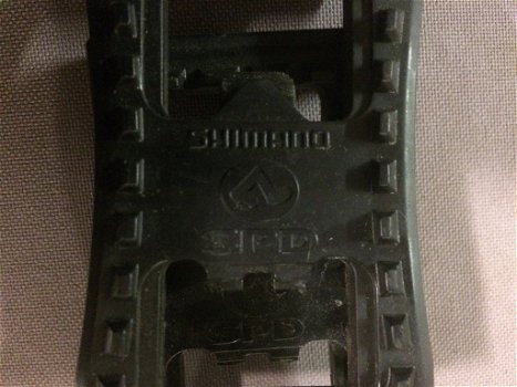 Zwarte inklik pedalen shimano voor SPD PD-M520 met reflector - 2