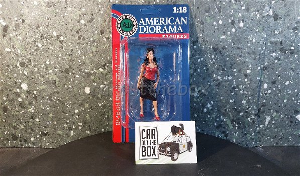 Diorama figuur Hanging out 2 ROSA AD481 1:18 American Diorama - 3