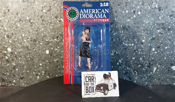 Diorama figuur Hanging out 2 PATRICIA AD482 1:18 American Diorama - 3