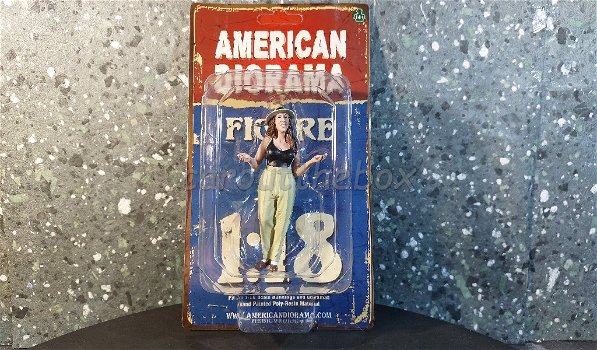 Diorama figuur Hanging out 2 TANYA AD484 1:18 American Diorama - 2