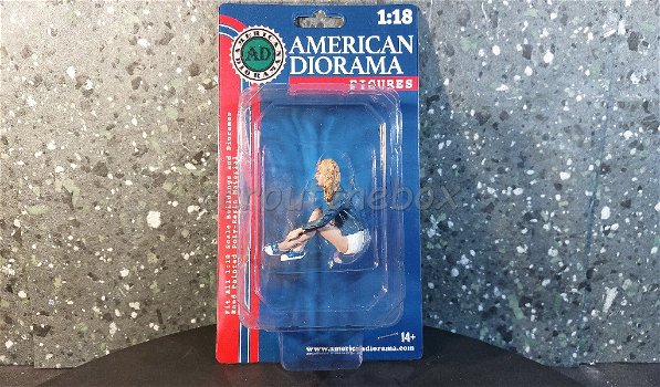Diorama figuur Seated couple III B AD485 1:18 American Diorama - 2