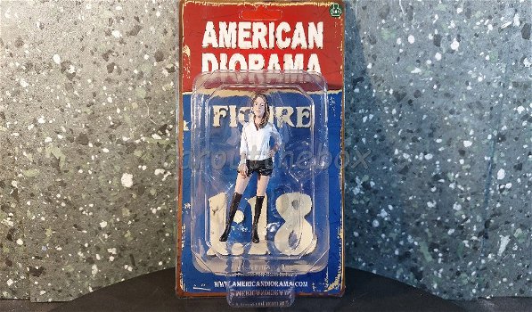 Diorama figuur Partygoers VII AD486 1:18 American Diorama - 2