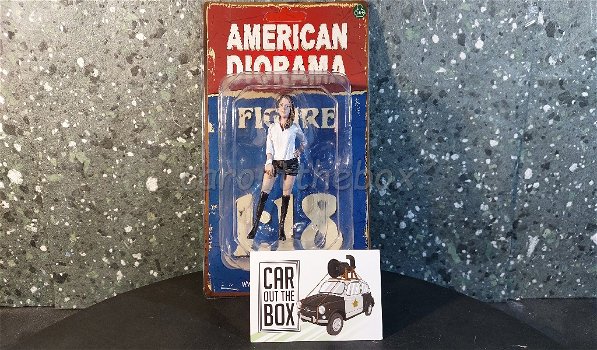 Diorama figuur Partygoers VII AD486 1:18 American Diorama - 3