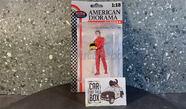 Diorama figuur Racing Legend 80s A AD487 1:18 American Diorama - 3