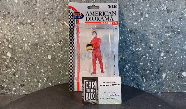 Diorama figuur Racing Legend 80s A AD487 1:18 American Diorama - 4