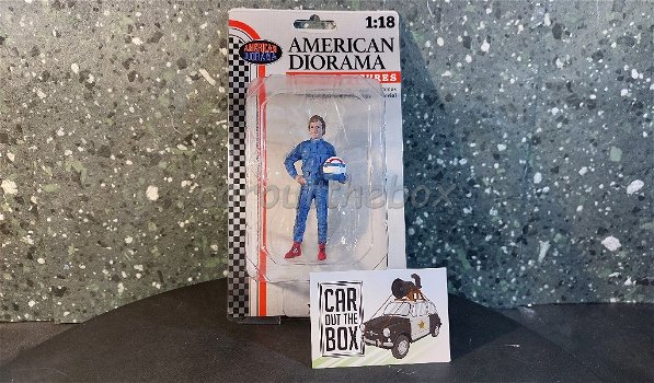 Diorama figuur Racing Legend 80s B AD487 1:18 American Diorama - 3