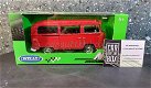 Volkswagen bus T2 rood 1/24 Welly - 5 - Thumbnail