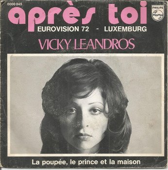Vicky Leandros – Après Toi (Belgium 1972) Songfestival - 0