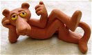 FIGURE / FIGUUR, PVC, Pink Panther - lying down, United Artists, Bully West Germany, 1983.(Nr.1) - 0 - Thumbnail