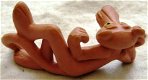 FIGURE / FIGUUR, PVC, Pink Panther - lying down, United Artists, Bully West Germany, 1983.(Nr.1) - 1 - Thumbnail