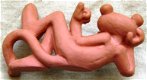 FIGURE / FIGUUR, PVC, Pink Panther - lying down, United Artists, Bully West Germany, 1983.(Nr.1) - 3 - Thumbnail