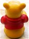 FIGURE / FIGUUR, PVC, Winnie The Pooh / Winnie de Poeh, In A Sitting Pose, Disney, jaren'90.(Nr.1) - 5 - Thumbnail