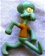 FIGURE / FIGUUR, PVC, Squidward Tentacles (Octo Tentakels), Nickelodeon, Viacom, 2003.(Nr.1) - 0 - Thumbnail